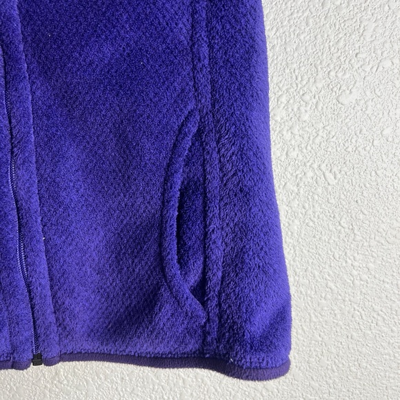 Patagonia Re-Tool Women's Fleece Vest Purple Size Medium Sleeveless Full Zip - Picture 4 of 8